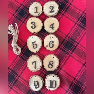 Bundle 3/$20 - New Table Numbers for Woodsy Theme Wedding or Event